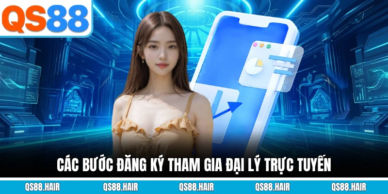 Các bước đăng ký tham gia đại lý trực tuyến