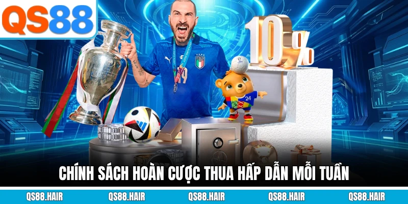 Chính sách hoàn cược thua hấp dẫn mỗi tuần