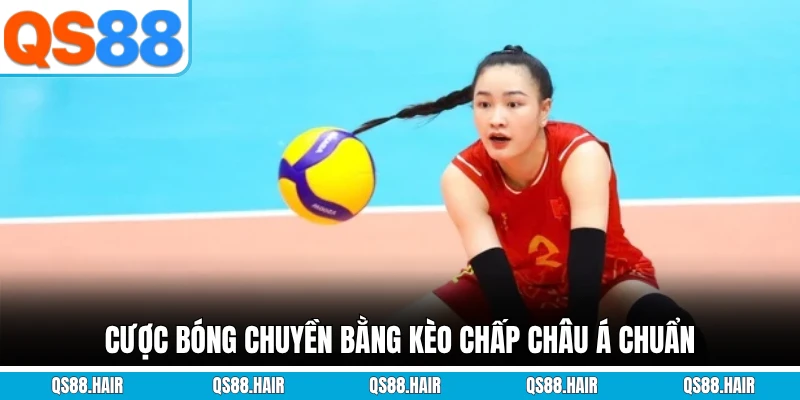 Cược bóng chuyền bằng kèo chấp châu Á chuẩn
